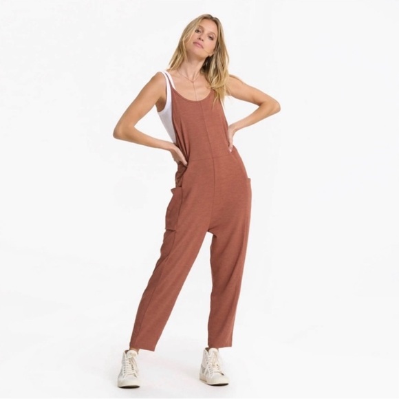 Vuori Breezy Jumpsuit Copper Heather VW4006 Women’s Size XS